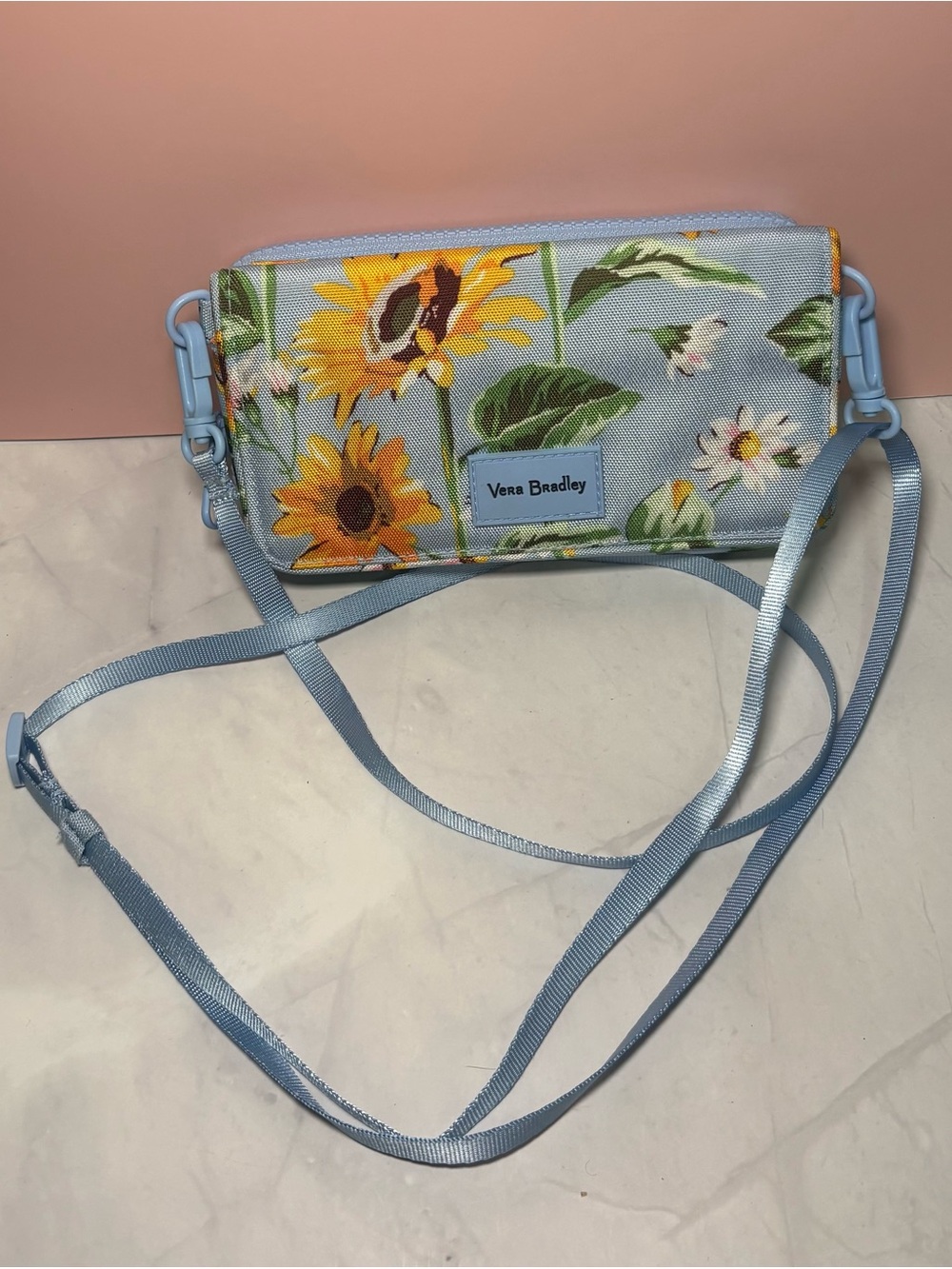 Vera Bradley Sunflower Print Crossbody Bag